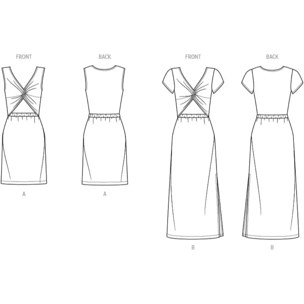 Simplicity S9778 Misses Knit Dress‎ Pattern By Mimi G Size 8-16